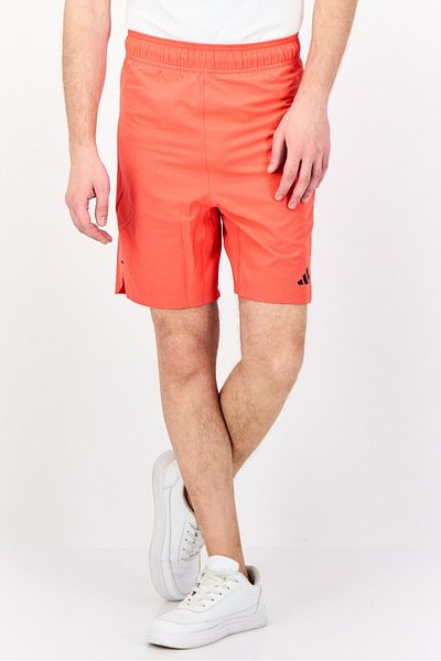 adidas Men Sportswear Fit Workout Knurling Training Shorts, Red