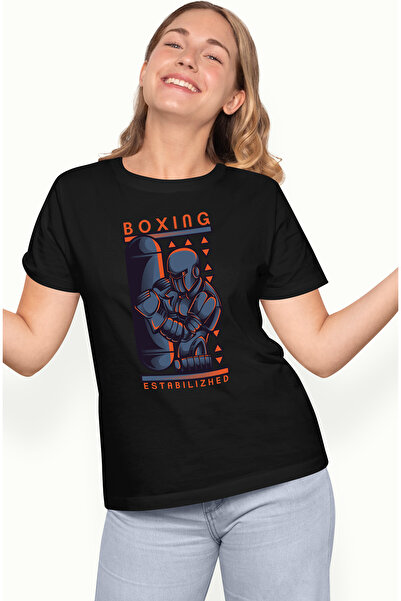 StoryGift Romania Tricou Femei Cu Text In Engleza Boxing Estabilizhed, Robot ...
