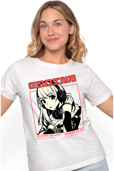 StoryGift Romania Tricou Femei Eroina Gamingului fata stil anime iubitorii PS...