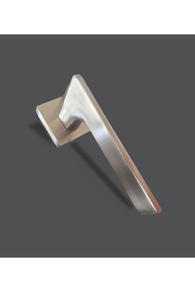 ARON New Tria Slim Luxury Square Badge Room Type (Inox) Door Handle Aluminum Stainless