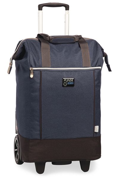 Punta Shopping bag with rollers PUNTA F10303, 62 x 38 x 28 cm, 40 L, Navy blue