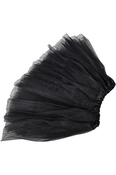 zola Fusta tulle, penru fetite, 3 straturi, 18 cm, neagra
