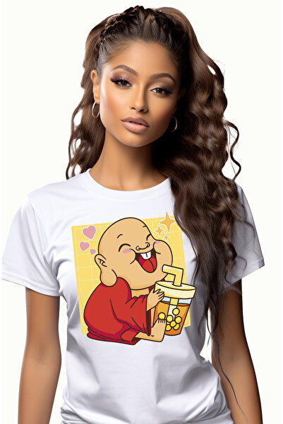 StoryGift Romania Tricou Femei Cu Calugarul Baby Buddha, Zen, Meditatie, Star...