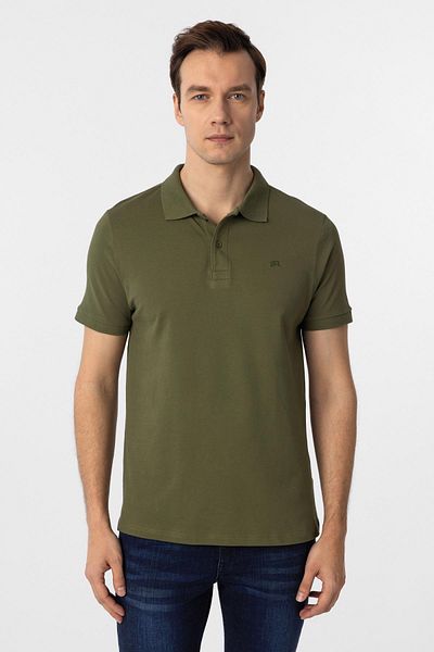 SÜVARİ Polo Neck Slim Plain T-Shirt