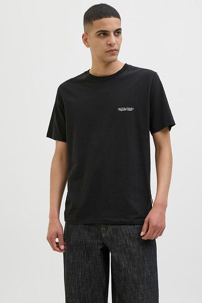 Jack & Jones Ανδρικό μπλουζάκι με στάμπα στήθους και πλάτη - Canggu