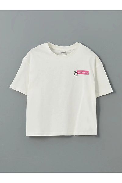 LC Waikiki Κοριτσίστικο T-Shirt Crew Neck