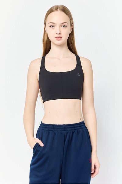 adidas Women Sportswear Fit Lightly Padded Training Sports Bra, Black