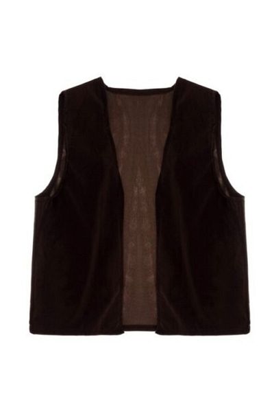 zola Costum de pastor/cioban pentru copii, din 2 piese, vesta si caciula, marime 104, maro