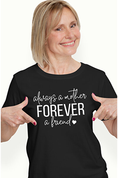 StoryGift Romania Tricou Femei cu textul in engleza "Always a mother, forever...
