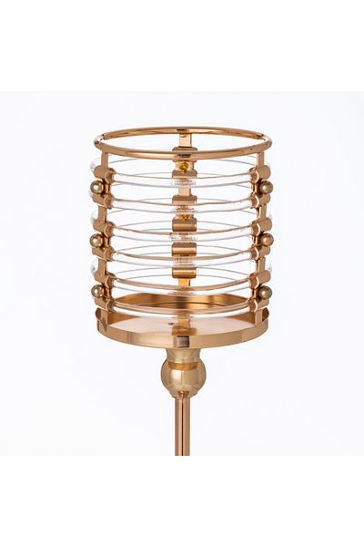Dania Gold metal candle holder elegant decor
