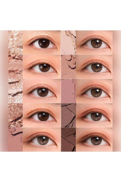 Romand The Secret Garden Eyeshadow Palette 10 Colors by Romand - 03 | Rosebud Garden