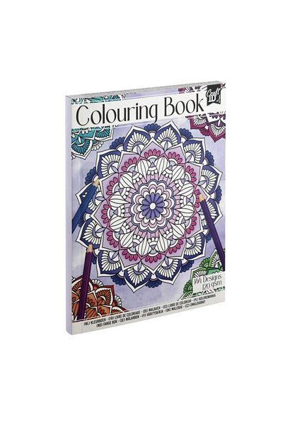CraftID Carte de colorat 72 de coli 20,5x15,7 cm 120 gr - Abstract