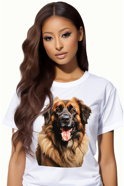 StoryGift Romania Tricou Femei cu un caine jucaus, ilustratie, bucuros, pentr...