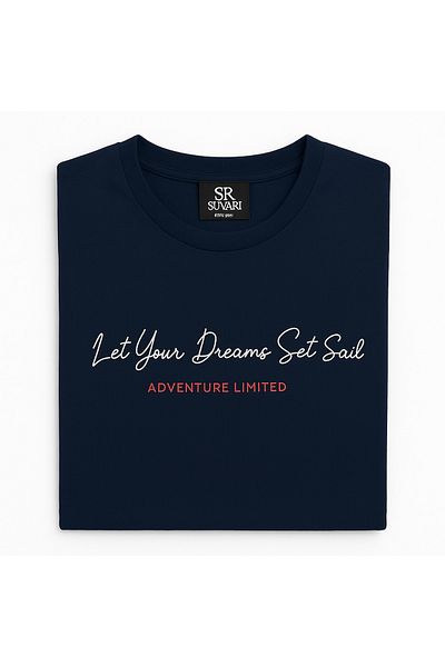 SÜVARİ Copy - Normal Mold O Neck Printed Full Cotton T-Shirt