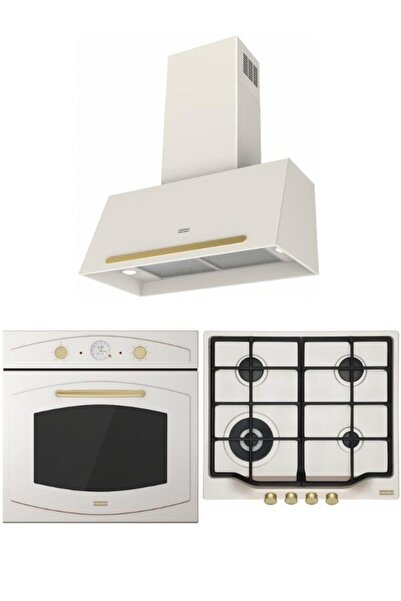 Franke Classic Line Krem Rustik Ankastre Set (fch 604 3g Tc Pw C Ocak/fco 86 H Fırın/fco 70 Pw G Dav