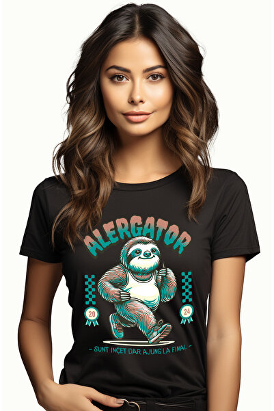 StoryGift Romania Tricou Femei Alergator - Sunt Incet Dar Ajung la Final, cu ...