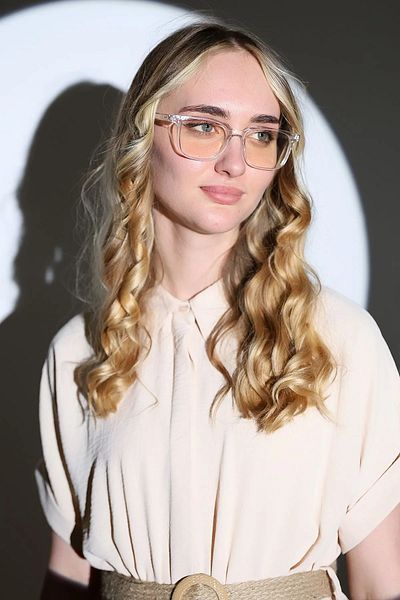 Eyesofia Unisex Vintage Blue Block Glasses