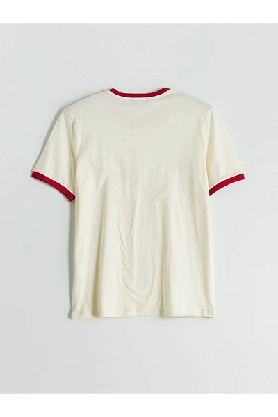 LC Waikiki Ανδρικό T-Shirt από βαμβακερό χτενισμένο λαιμό