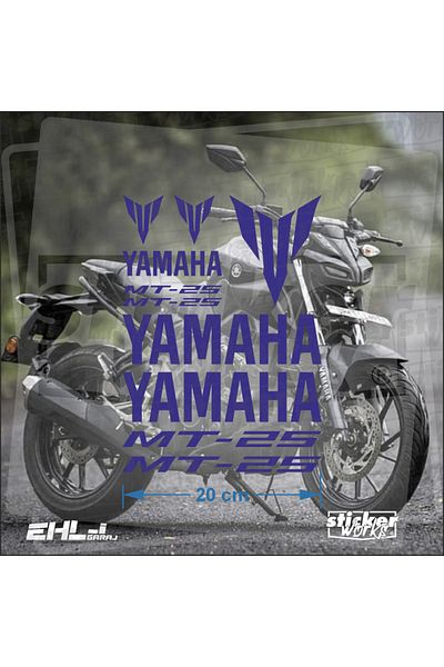 Sticker Works Yamaha Mt 25 Sticker Set