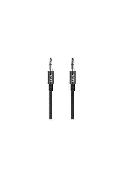 Lead Honor LEAD LEOPARD S1 3.5mm AUX to 3.5mm AUX Adapter Cable - Grey