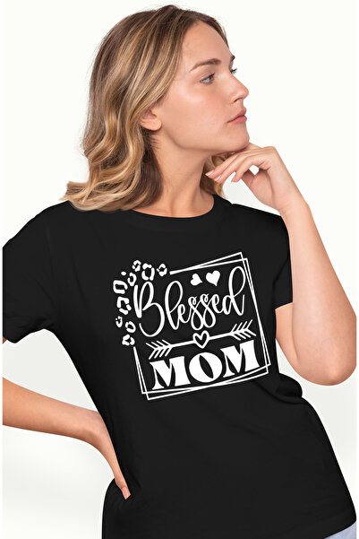 StoryGift Romania Tricou Femei cu inimioare pentru o mamicuta binecuvantata c...