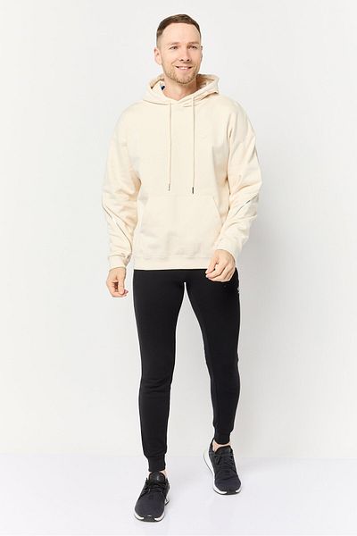 adidas Men Sportswear Fit Long Sleeves Outdoor Hoodie, Cream