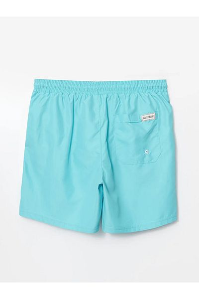 LC Waikiki Ανδρικό μαγιό με στάμπα SOUTHBLUE Τυρκουάζ κοντό μήκος