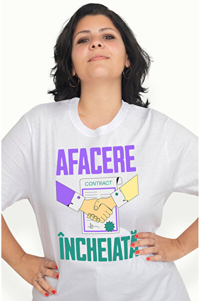 StoryGift Romania Tricou Femei afacere incheiata, munceste din greu CEO SEO c...