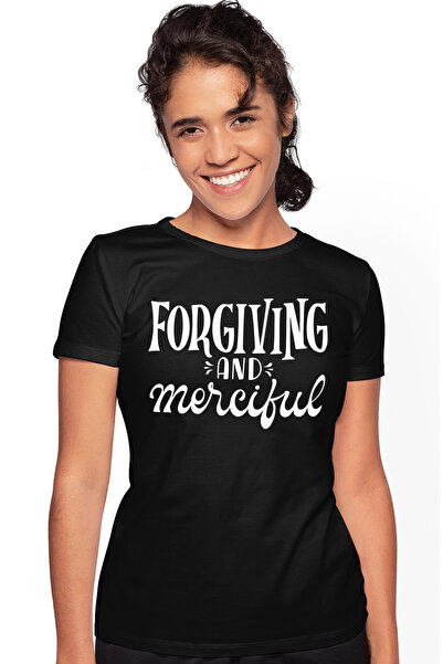 StoryGift Romania Tricou Femei cu textul "Forgiving and merciful" - iertator ...
