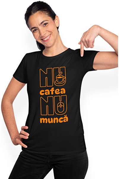 StoryGift Romania Tricou Femei nu cafea, nu munca, iubitorii de cafea energie...