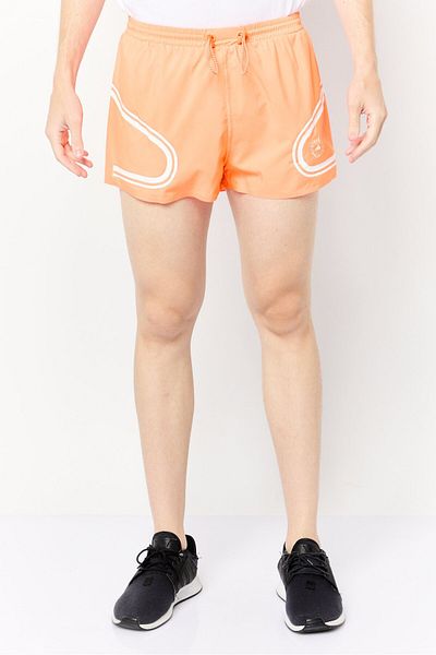 adidas Men Sportswear Fit Brand Logo Training Shorts, Orange