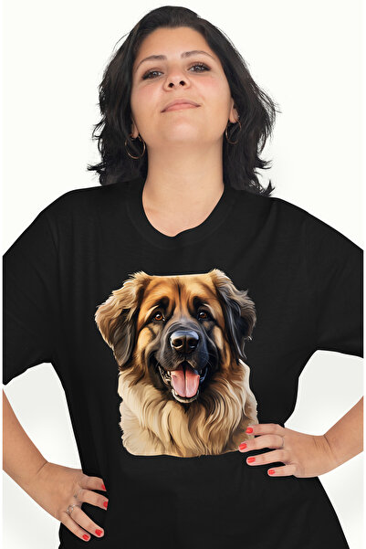 StoryGift Romania Tricou Femei cu un catel bucuros, ilustratie, limba scoasa,...