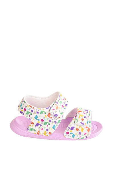 minibonito Sandale pentru fete cu velcro imprimate