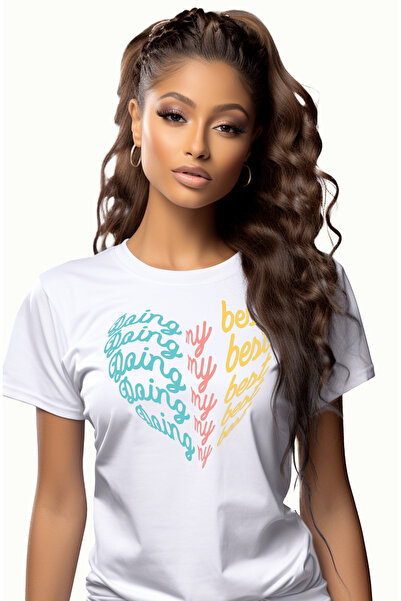 StoryGift Romania Tricou Femei Cu Mesaj In Engleza Doing My Best, Mesaj Motiv...