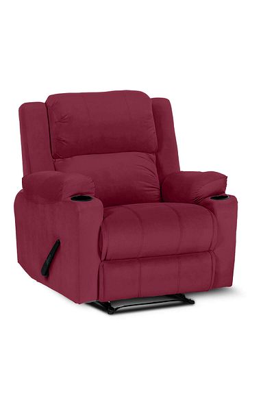 Lazy Vibes Zenrest Luxury Rocking & Swivel Recliner Chair with Cup Holder | Your Comfort Unlimited