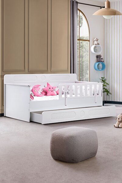 Setay Yavrulu Karyola, Flora Yavrulu Montessori Karyola - Beyaz