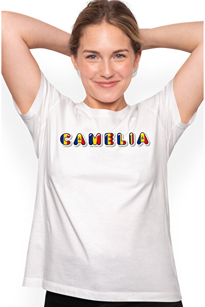 StoryGift Romania Tricou Femei Cu Numele Camelia, Romania, Suporter, Steagul ...