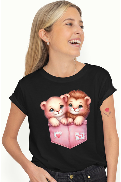 StoryGift Romania Tricou Femei cu o vulpe costumata in cowboy, palarie, ilust...