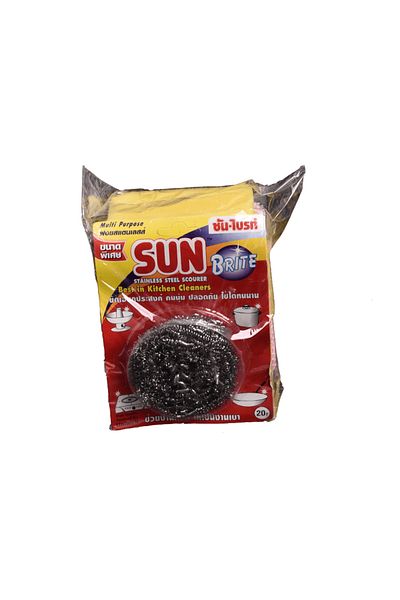Generic Stainless steel cleaning wire with two soft sponges and powder