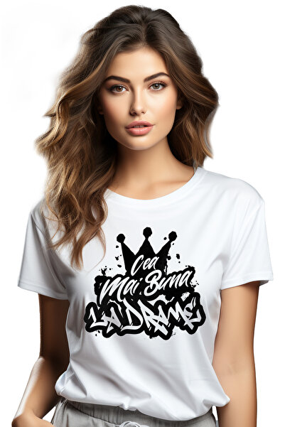 StoryGift Romania Tricou Femei Pentru Cea Mai Buna la Drame, Apreciere, Cadou...