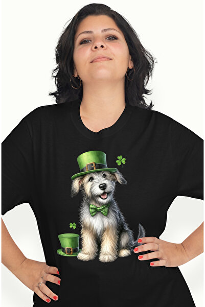 StoryGift Romania Tricou Femei cu un catelus fericit, blanos, ilustratie, poa...