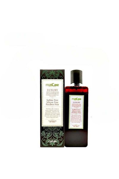 Maxcare Premium Anti Hair Loss & Dandruff Shampoo, Sulfate-Free With Bamboo Charcoal & Herbal Extrac