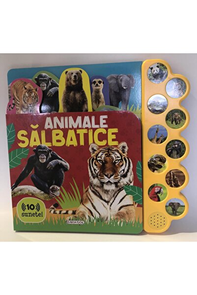 Editura Girasol Animale salbatice. Carte cu sunete