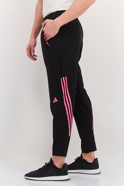 adidas Men Sportswear Fit Brand Logo Training Trackpants, Black