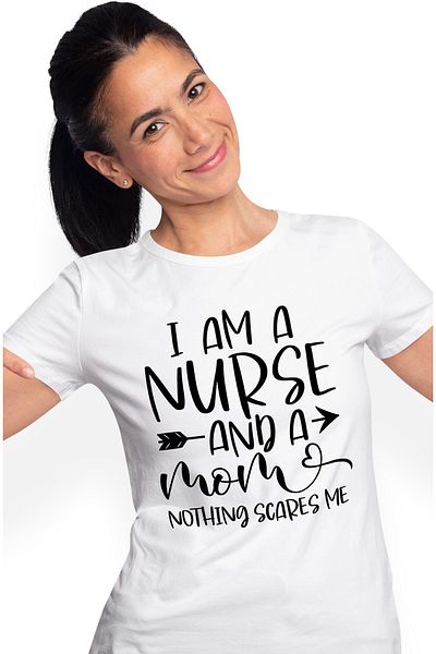 StoryGift Romania Tricou Femei pentru mamele apreciate care sunt si asistente curajoase cu imprim WHT_L