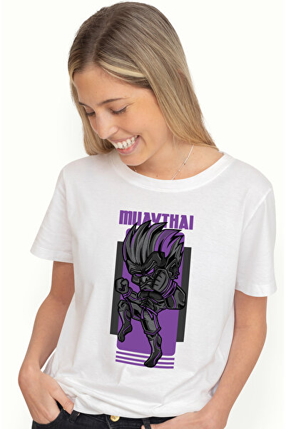 StoryGift Romania Tricou Femei Cu Personaj Desene animate Karate, Text In Eng...