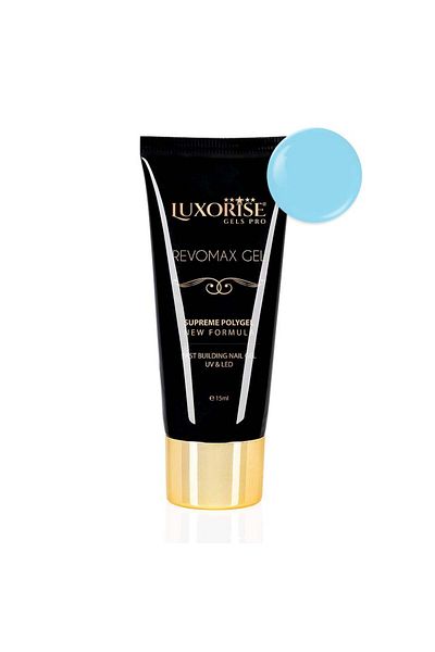 LUXORISE Polygel Revomax Gel Albastru Exotic, 15ml