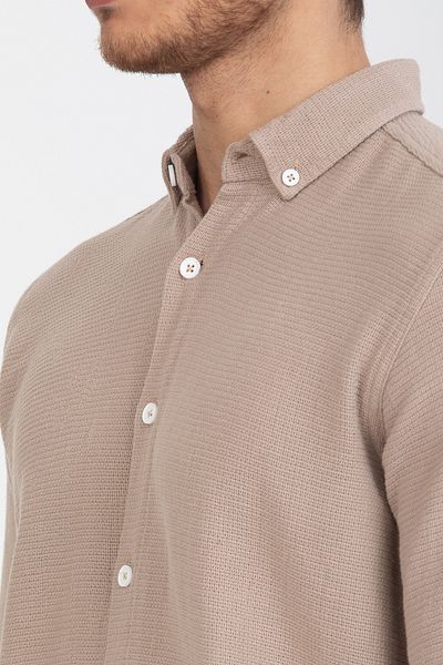Klothy ΑΝΔΡΙΚΟ ΠΟΥΚΑΜΙΣΟ 100% ΒΑΜΒΑΚΙ ΠΛΥΝΤΗΡΙΟ SLIM FIT