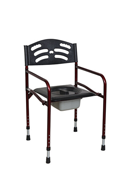 moyt Ayaklı Klozet WC Yükseltici Seyyar Katlanabilir Hasta Yaşlı Engelli Tuvalet Banyo Sandalyesi