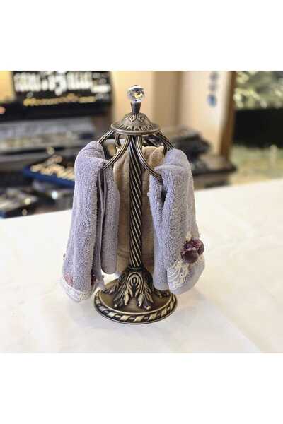 AlyaHomeAksesuar 3’lü Havluluk Antik